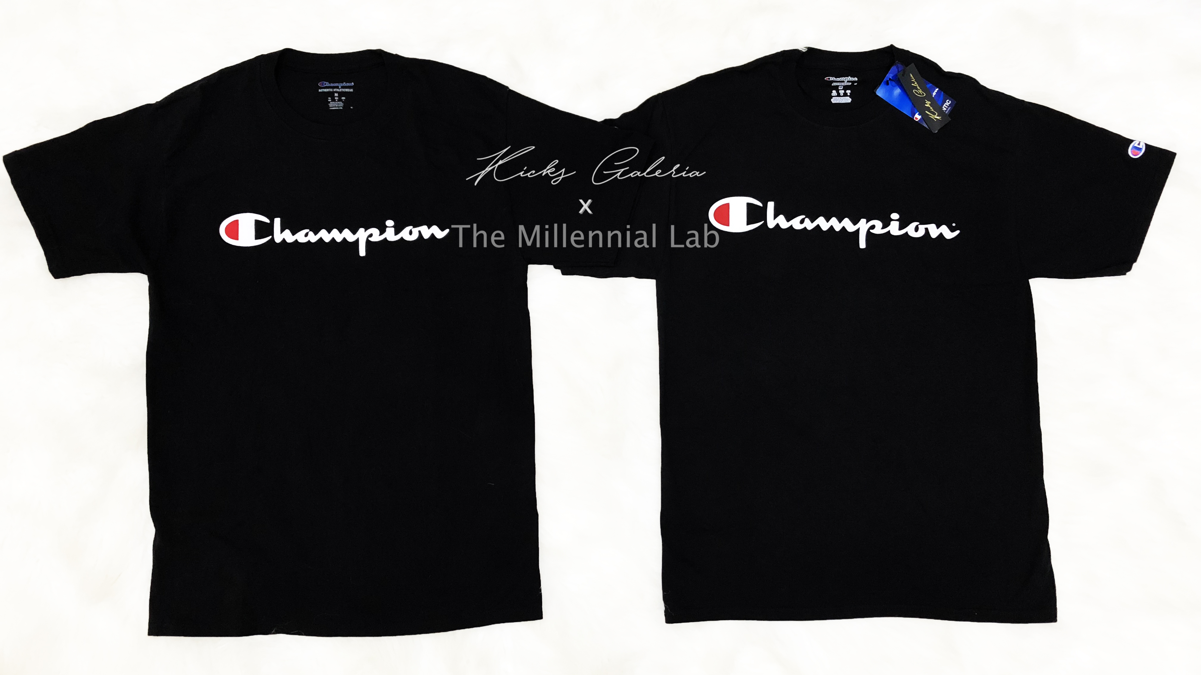champion shirt real vs fake