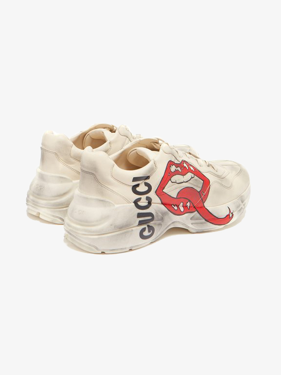 Gucci Rhyton Sneaker With Mouth Print | Kicks Galeria