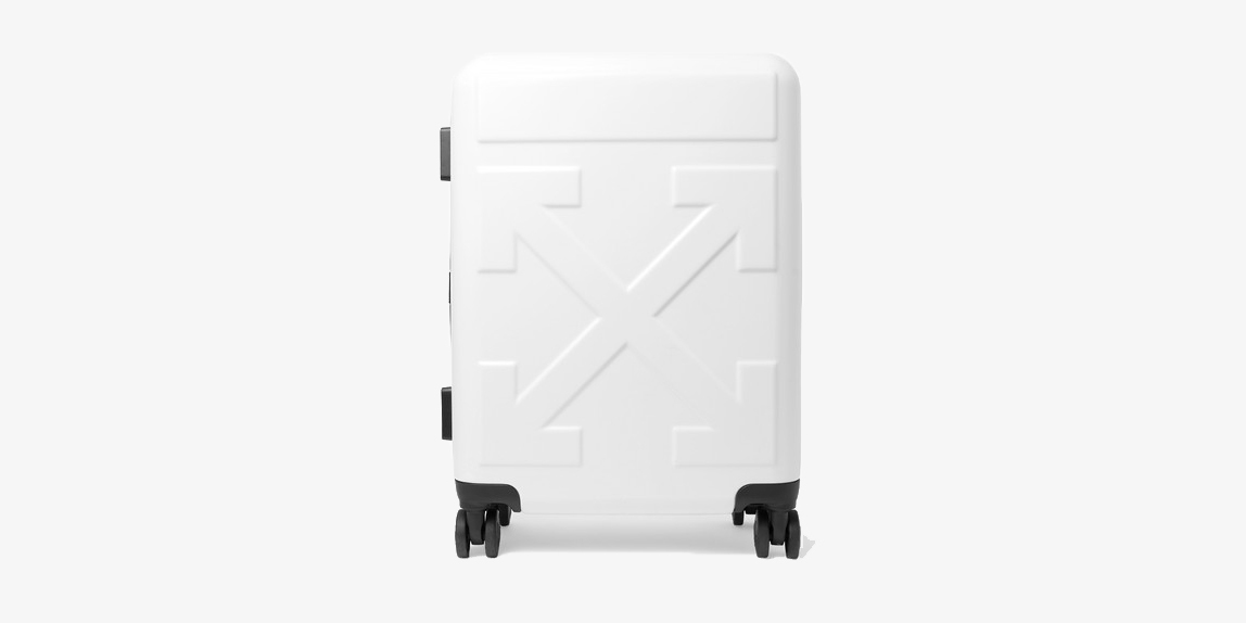 off white suitcase strap