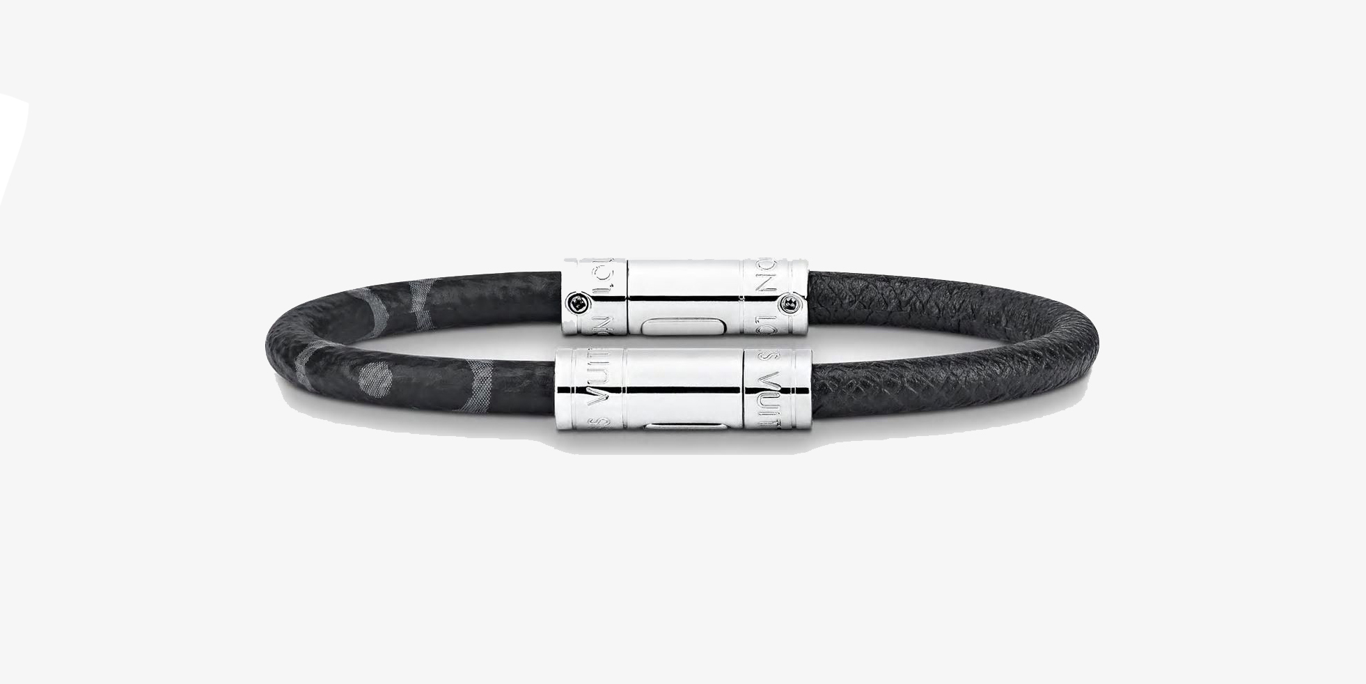 Louis Vuitton Men's Bracelet brasle koala Black M85035 Unisex  Authentic