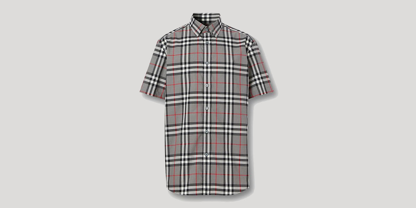 Burberry Plaid Cotton Poplin Shirt - Kicks Galeria