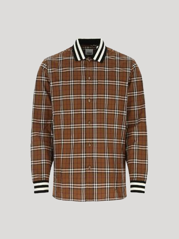 Burberry Checked Cotton Poplin Shirt - Kicks Galeria